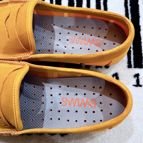 Swims Shoes Penny Loafers Waterproof Lux Driver - Blaze